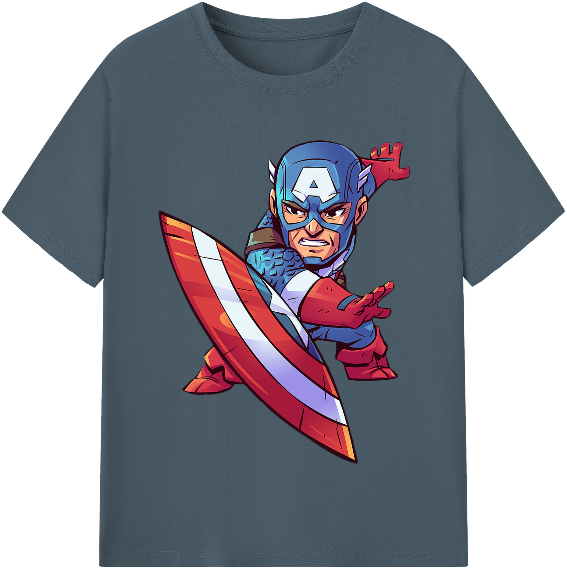 （画像用） アベンジャーズ The Avengers 綿100％半袖Tシャツ（フロントプリント）